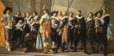 Militia Company of District XI under the Command of Captain Reynier Reael, Known as 'The Meagre Company' - Frans Hals (c. 1582-1666)