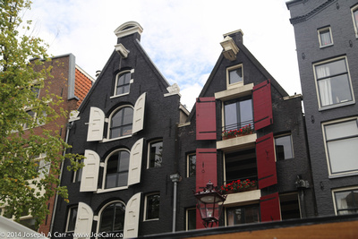 Two old canal houses fully restored