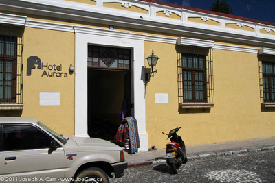 Hotel Aurora storefront