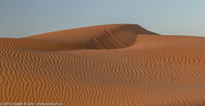 Sand dunes at sunrise