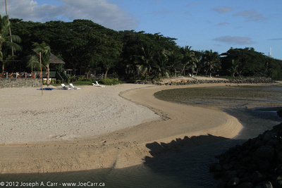 Beach from Left Foot Island