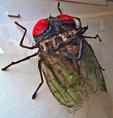 'Bug art' with extra mechanical bits