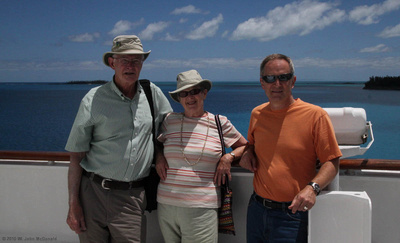 John, Wendy & Joe on Deck 6 Forward