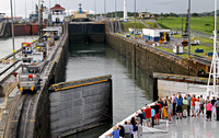Gates opening to second lock at Gatun