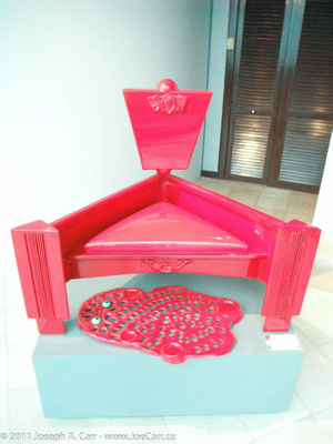 Modern art - pink chair