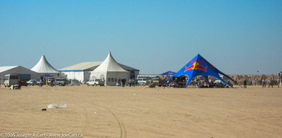 The Internet cafe tent
