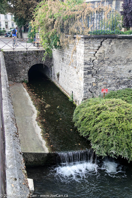 Roman wall and aquaduct
