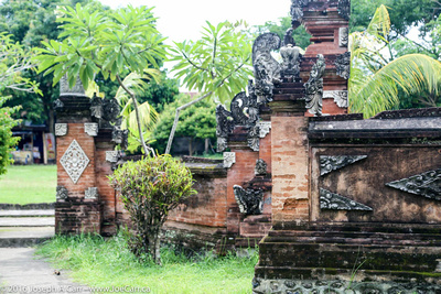 Decorative temple gate