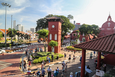 Dutch Square, including bell tower and Christ Church