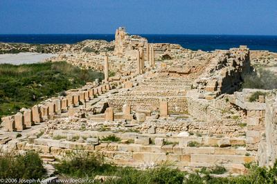 The eastern quay, Leptis Magna Harbour