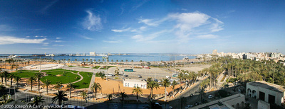 Tripoli harbour - a panoramic