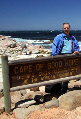 Joe at the Cape of Good Hope