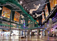 Mall interior sports theme