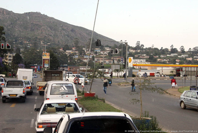 A bit of a traffic jam in Mbabane