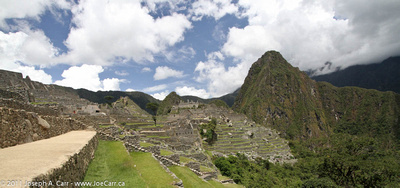 Machu Picchu wide angle