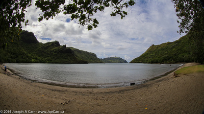 Beach at the head of Comptroller Bay