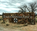 Gate sign: Dragoon Mountain Ranch