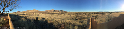 Panoramic view of the Dragoon Ranch land