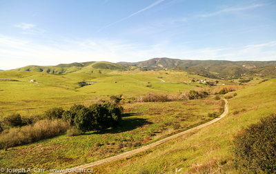 Hilly rangeland
