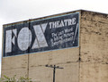 Sign: FOX Theatre - The Last Word in Talking Picture Entertainment!