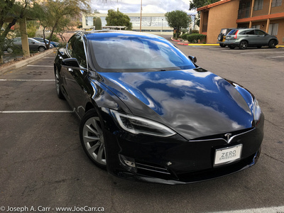 My freshly-detailed Tesla Model S rental