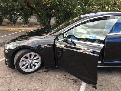 My freshly-detailed Tesla Model S rental