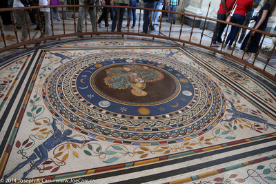 Second century mosaic floor