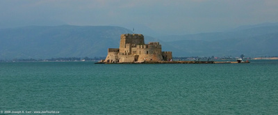 Bourtzi fort, Ayiou Theodhorou islet, Argos Bay