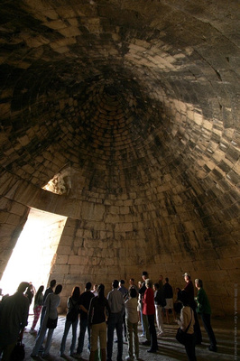 Beehive dome of the Treasury of Atreus