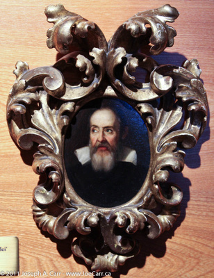 'Portrait of Galileo Galilei' 19th century painting