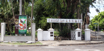 Entrance to Thurstun Gardens & Fiji Museum