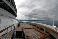 Deck 6 forward and San Blas Islands panorama