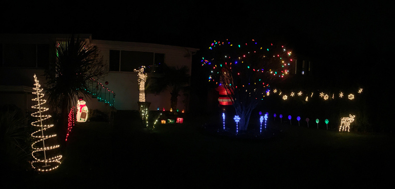 Christmas lights in the neighbourhood