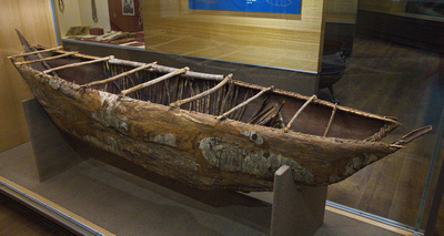 Indigenous people's canoe