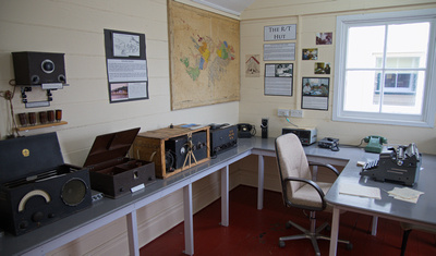 The R/T Hut - radio telephone service to camps