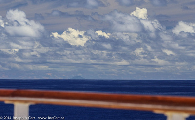 Bora Bora in the distance