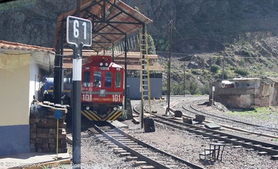 Rail yard at Jajpunco