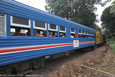 Engine and passenger coach