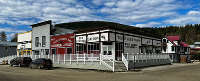 Brown's Harness Shop, 3rd Ave Blacksmith Shop, Red Feather Saloon