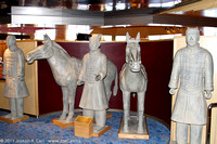 'Terra Cotta Warriors and Horses' reproductions of Xi'an, China originals