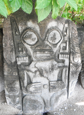 Tahitian petroglyphs