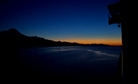 After sunset looking north up the Lynn Canal from my verandah