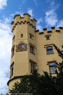 Crest on a Hohenschwangau Castle tower