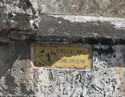 Corner of convent with street sign