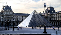 The Louvre's glass pyramid