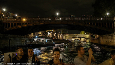 The Seine at night