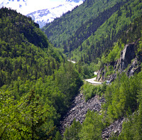 The highway across the valley