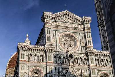 The front face of the Duomo