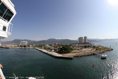Cruise ship dock & waterfront condos