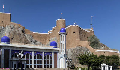 Mosque in front of Fort Mirani